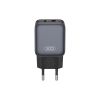 Зарядное устройство XO L156 USB-C PD30W + USB-A QC3.0 Black (L156.black) - Изображение 1