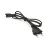 Кабель живлення C7 0.8m 0.5mm2 black Voltronic (PC-184CEE7/16-C7-CCA-1,0) - Зображення 1