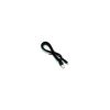 Дата кабель USB 2.0 AM to Lightning 1.0m 2.4A silicone black Denmen (DM-D42L-BK) - Зображення 1