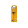 Дата кабель USB 2.0 AM to Lightning 1.0m 2.4A silicone black Denmen (DM-D42L-BK) - Зображення 2