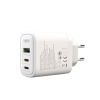 Зарядний пристрій XO 2xUSB-C PD65W + 1xUSB 45W white (СE04-WH) - Зображення 2