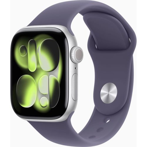 Смарт-часы Apple Watch Series 11 GPS 42mm Silver Aluminium Case with Purple Fog Sport Band - M/L (MEU74RK/A)
