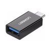 Перехідник OTG USB 3.0 AF to USB-C US173 black Ugreen (20808) - Зображення 1
