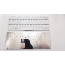 Клавиатура ноутбука Sony SVF14 (Fit 14 Series) белая без рамки RU (A43788)