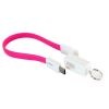 Дата кабель USB 2.0 AM to Type-C 0.18m pink Extradigital (KBU1788) - Изображение 1
