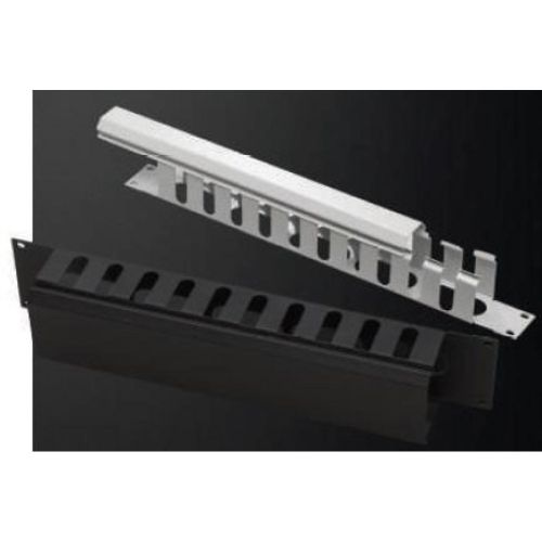 Кабельний організатор 19 2U гребінка, RAL 9005 Mirsan (MR.OKK2U19.01)