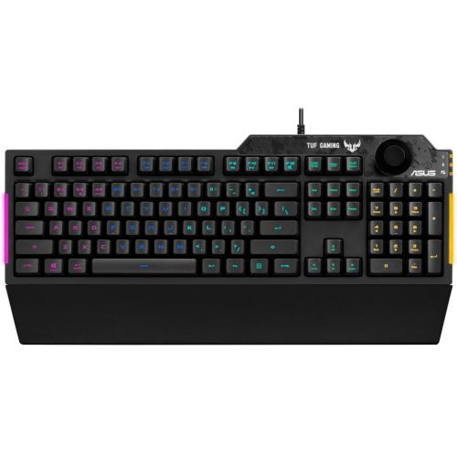 Клавиатура ASUS TUF Gaming K1 USB Black Ru (90MP01X0-BKRA00)
