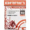 Крючок Brain fishing Crystal B2011 10 (20 шт/уп) Red (1858.80.31) - Изображение 1
