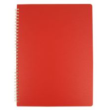 Тетрадь Buromax BARK A4 60 листов, клетка пластиковая обложка Красный (BM.24454154-05)