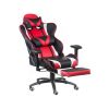 Крісло ігрове Special4You ExtremeRace black/red/white with footrest (E6460) - Зображення 3