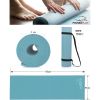 Килимок для йоги PowerPlay 4010 PVC Yoga Mat 173 x 61 x 0.6 см Зелений (PP_4010_Green_(173*0,6)) - Зображення 2