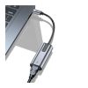 Перехідник USB3.1 Type-C to Ethernet RJ45 1000Mb Aluminum black Vention (CFNHB) - Зображення 2