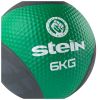 Медбол Stein Чорно-зелений 6 кг (LMB-8017-6) - Изображение 1