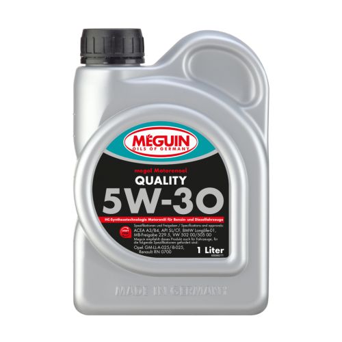 Моторна олива Meguin QUALITY SAE 5W-30 1л (6566)