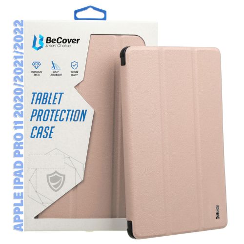 Чохол до планшета BeCover Tri Fold Hard TPU Apple iPad Pro 11 2020/2021/2022 Pink (711113)