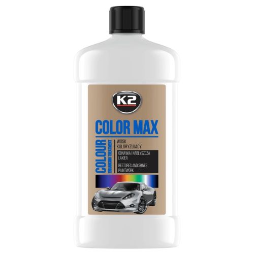 Автополіроль K2 Color Max білий 500 мл (K025BI)