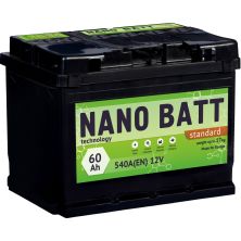 Аккумулятор автомобильный NANO BATT Standart 60A +лів (1) 540А