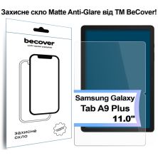 Стекло защитное BeCover Matte Anti-Glare Samsung Galaxy Tab A9 Plus SM-X210/SM-X215/SM-X216 11.0 (713440)