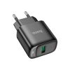 Зарядний пристрій HOCO C140A Smart USB QC3.0 Black (6942007627788) - Зображення 1