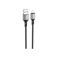 Дата кабель USB 2.0 AM to Lightning Famous silicone BX83 black BOROFONE (6974443386356) Дата кабель USB 2.0 AM to Lightning Famous silicone BX83 black BOROFONE (6974443386356)