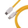 Дата кабель USB-C + USB A to USB-C 1.36m Coiled Aviator yellow Keychron (CAB16_KEYCHRON) - Зображення 1