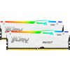 Модуль пам'яті для комп'ютера DDR5 32GB (2x16GB) 6000 MHz Beast RGB EXPO White Kingston Fury (ex.HyperX) (KF560C36BWE2AK2-32) - Зображення 1