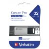 USB флеш накопитель Verbatim 32GB Secure Pro with 256 AES USB 3.2 (98665) - Изображение 2