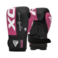 Боксерские перчатки RDX REX F4 Pink/Black-12 унцій (BGR-F4P-12OZ)