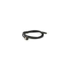Кабель мультимедійний HDMI M to HDMI M 1.5m V1.4 90° corner black Merlion (YT-HDMI(M)/(M)HS-1.5m-90°)