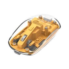 Мишка XO M12 Wireless Transparent/Yellow (M12 Yellow)
