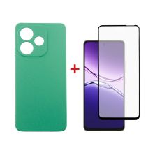Чехол для мобильного телефона Dengos Oppo A5 Pro Case Soft + Glass (Mint) (DG-KM-153)