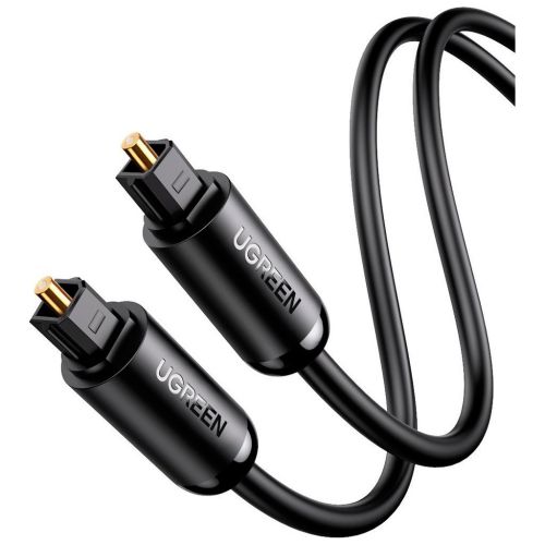 Кабель мультимедійний Optical Toslink 1.5m AV122 black Ugreen (70891)