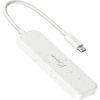 Концентратор J5create USB-C to 4xUSB-C 3.2 10Gbps white (JCH345EW-N) - Изображение 1