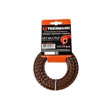 Жилка косильна Tekhmann Квадрат кручений з кордом 2,7 мм × 15 м (42627015)