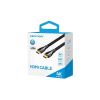 Кабель мультимедийный HDMI M to HDMI M 2.0m V2.0 4K60Hz braided zinc alloy black Vention (ALMBH) - Изображение 2