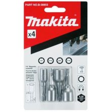 Набор инструментов Makita насадок магнитных дюймовых, 4 шт. (B-38853)