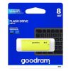 USB флеш накопичувач Goodram 8GB UME2 Yellow USB 2.0 (UME2-0080Y0R11) - Зображення 3