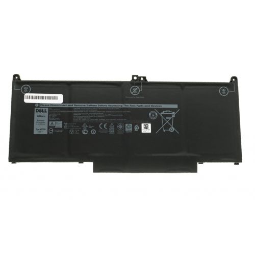Аккумулятор для ноутбука Dell Latitude 7300 MXV9V, 7500mAh (60Wh), 4cell, 7.6V, Li-ion (A47670)