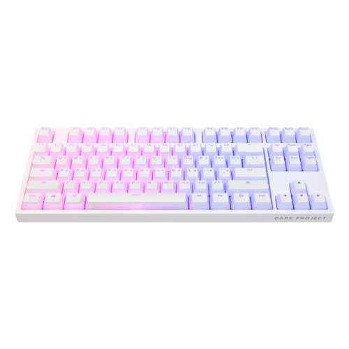 Клавіатура Dark Project KD87A PBT Mechanical Gateron Cap Teal White (DP-KD-87A-107700-GTC)