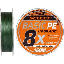 Шнур Select Basic PE 8x 150m Dark Green 1.5/0.18mm 22lb/10kg (1870.31.36)