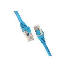 Патч-корд 1м S/FTP Cat 6 CU PVC 26AWG 7/0.16 blue 2E (2E-PC6SFTPCOP-100BL)