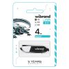 USB флеш накопичувач Wibrand 4GB Aligator Black USB 2.0 (WI2.0/AL4U7B) - Зображення 1