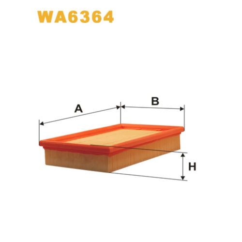 Повітряний фільтр для автомобіля Wixfiltron WA6364