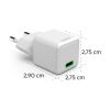 Зарядний пристрій Hama 25W USB-С PD white (00201981) - Зображення 2