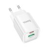 Зарядное устройство HOCO C149A Charm 1xUSB-C PD30W + 1xUSB QC3.0 White (6942007630337) - Изображение 2
