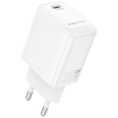 Зарядное устройство BOROFONE BN28 Fuente USB-C PD30W White (6941991120299)
