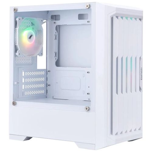 Корпус для ПК 1stPlayer H2-WH-4F7-W