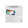 Адаптер Lightning to RJ45 Ethernet + USB 3.0 OTG + Lightning Promate (gigalink-i.white) - Зображення 3