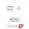 USB флеш накопитель Verbatim 64GB Plectra White USB-C (30228) - Изображение 1