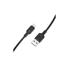 Дата кабель USB 2.0 AM to Micro 5P 1.0m silicone black BOROFONE (6941991115417) Дата кабель USB 2.0 AM to Micro 5P 1.0m silicone black BOROFONE (6941991115417)